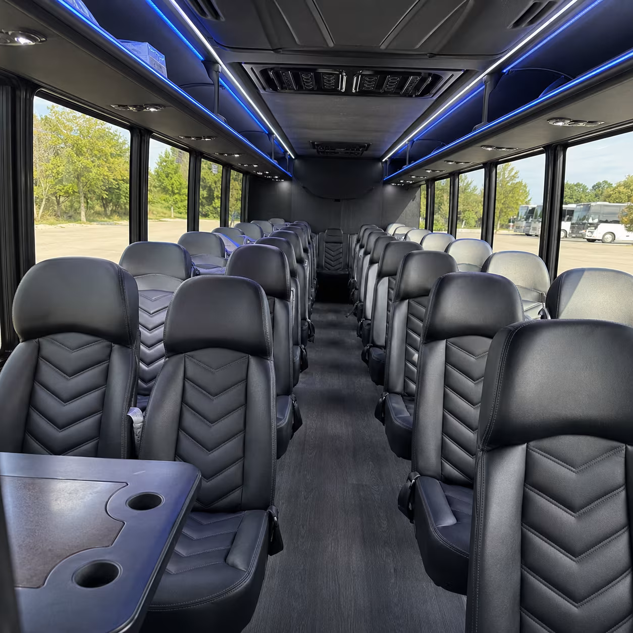 how is a bus rental actually priced in midland texas
