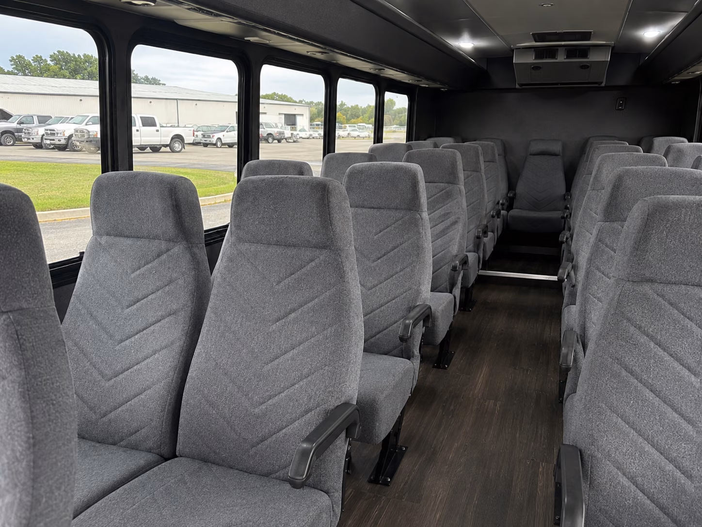 midland 15 passenger minibus interior