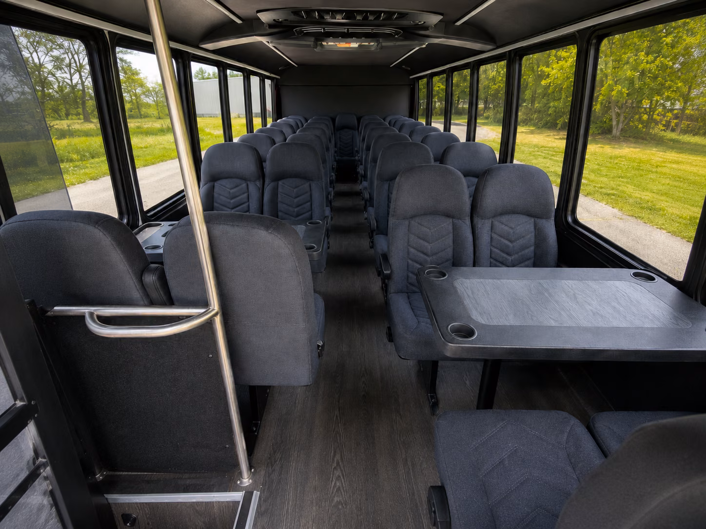 midland 20 passenger minibus inside