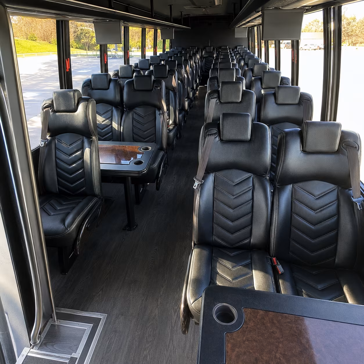 midland 25 passenger minibus inside