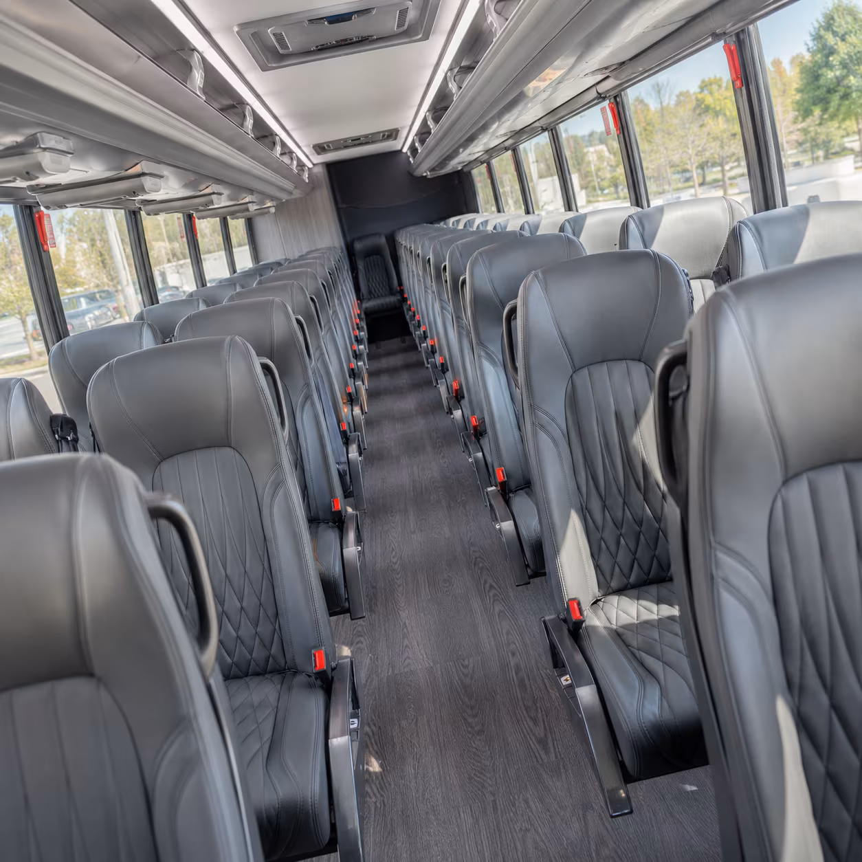 midland 28 passenger minibus inside