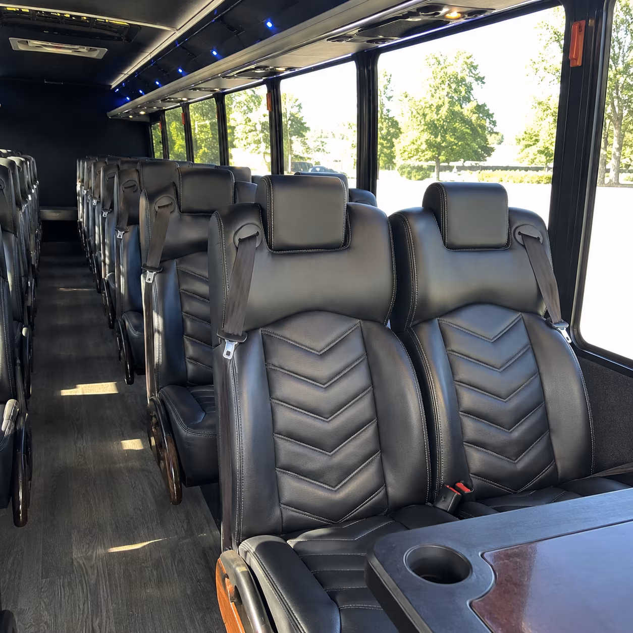 midland 30 passenger minibus inside