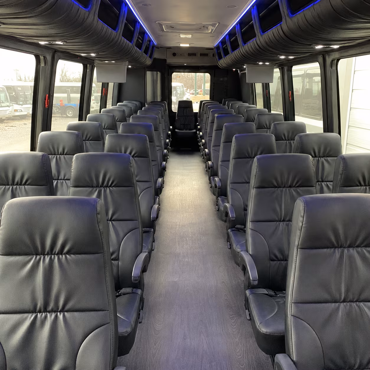 midland 30 passenger minibus interior