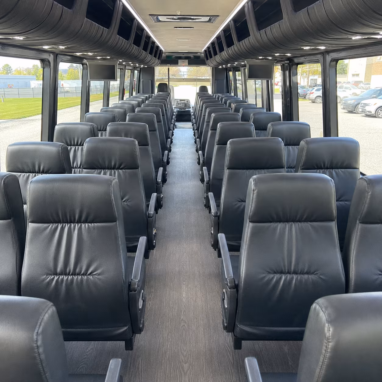 midland 35 passenger minibus interior