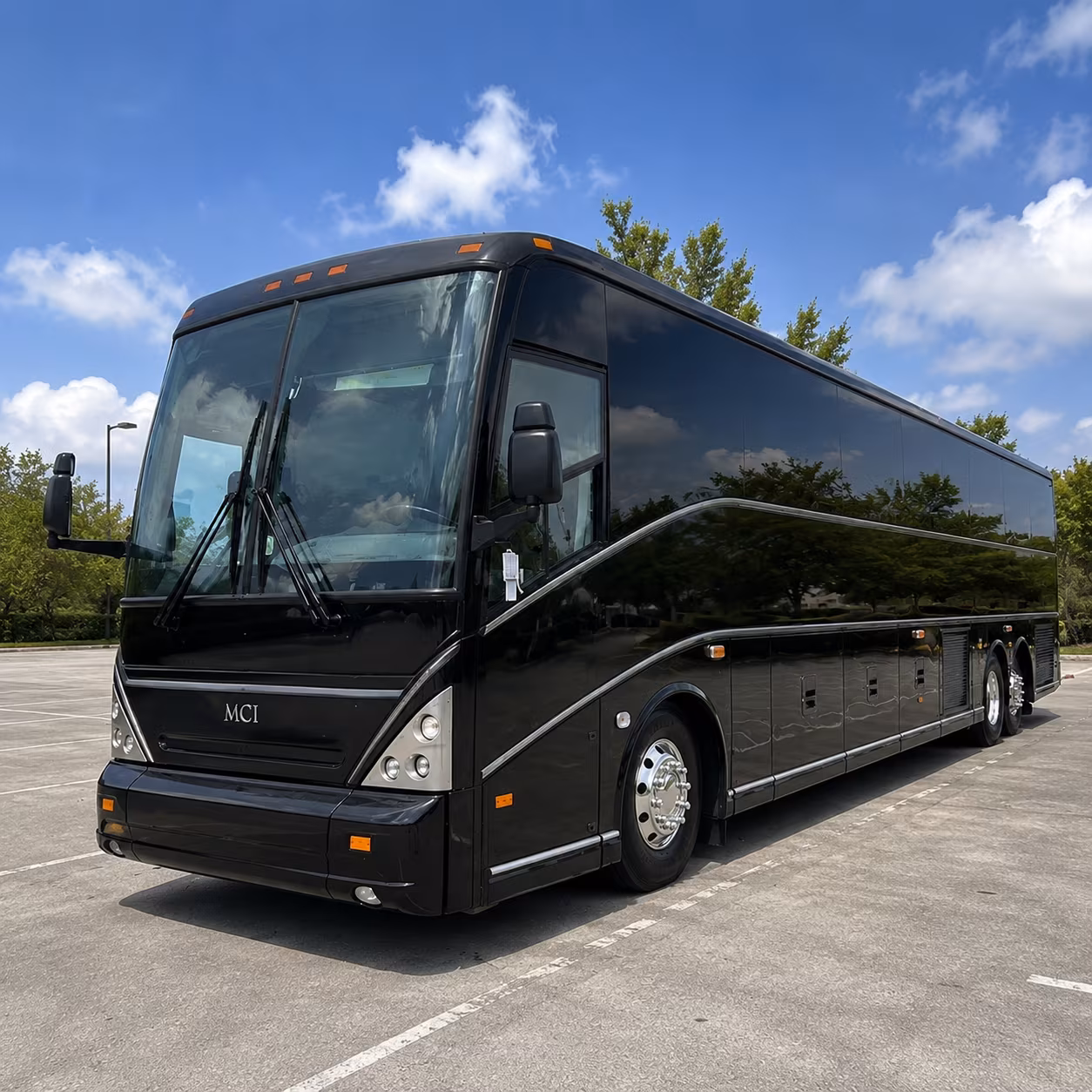 midland charter bus rentals for long distance oil gas industry travel