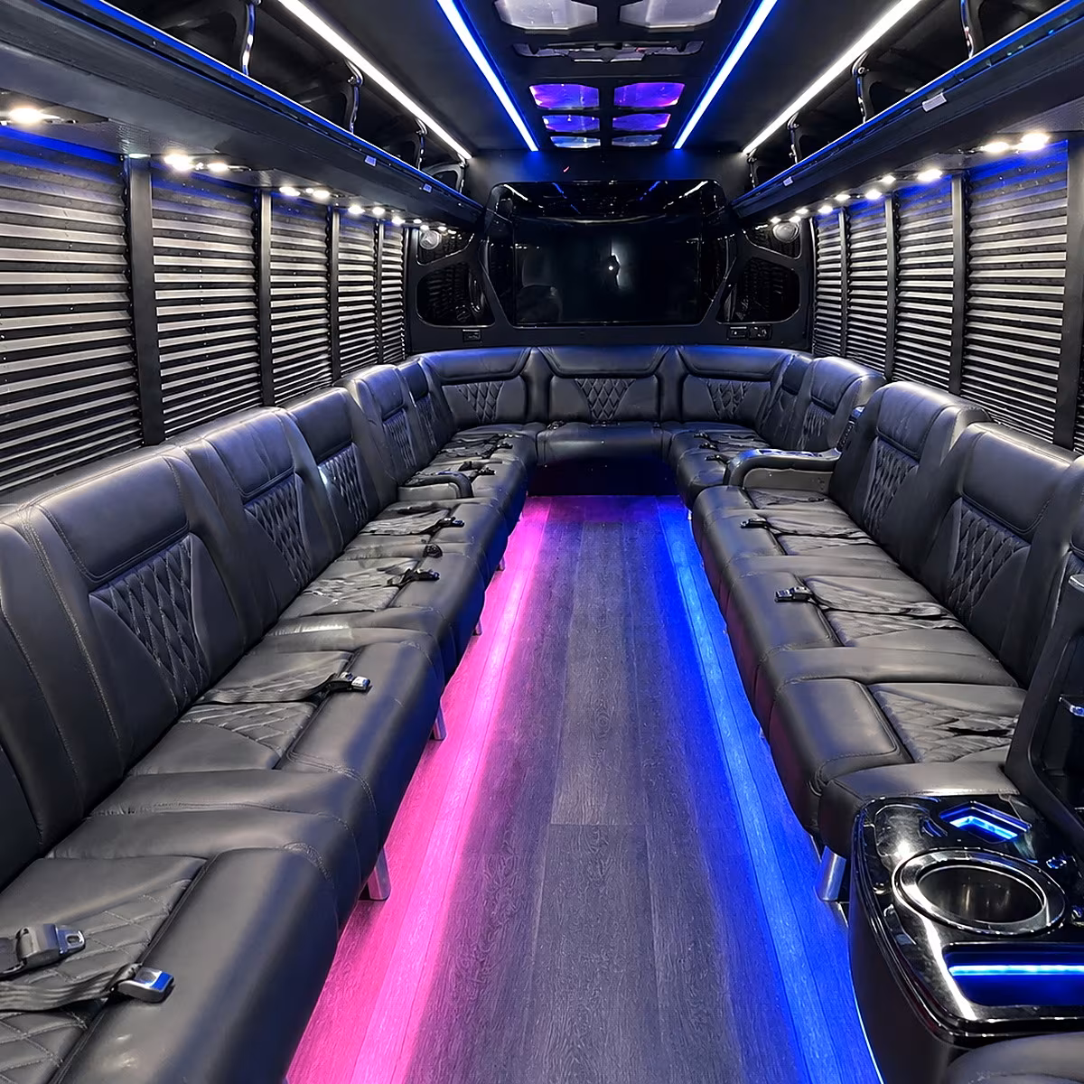 midland party bus interior