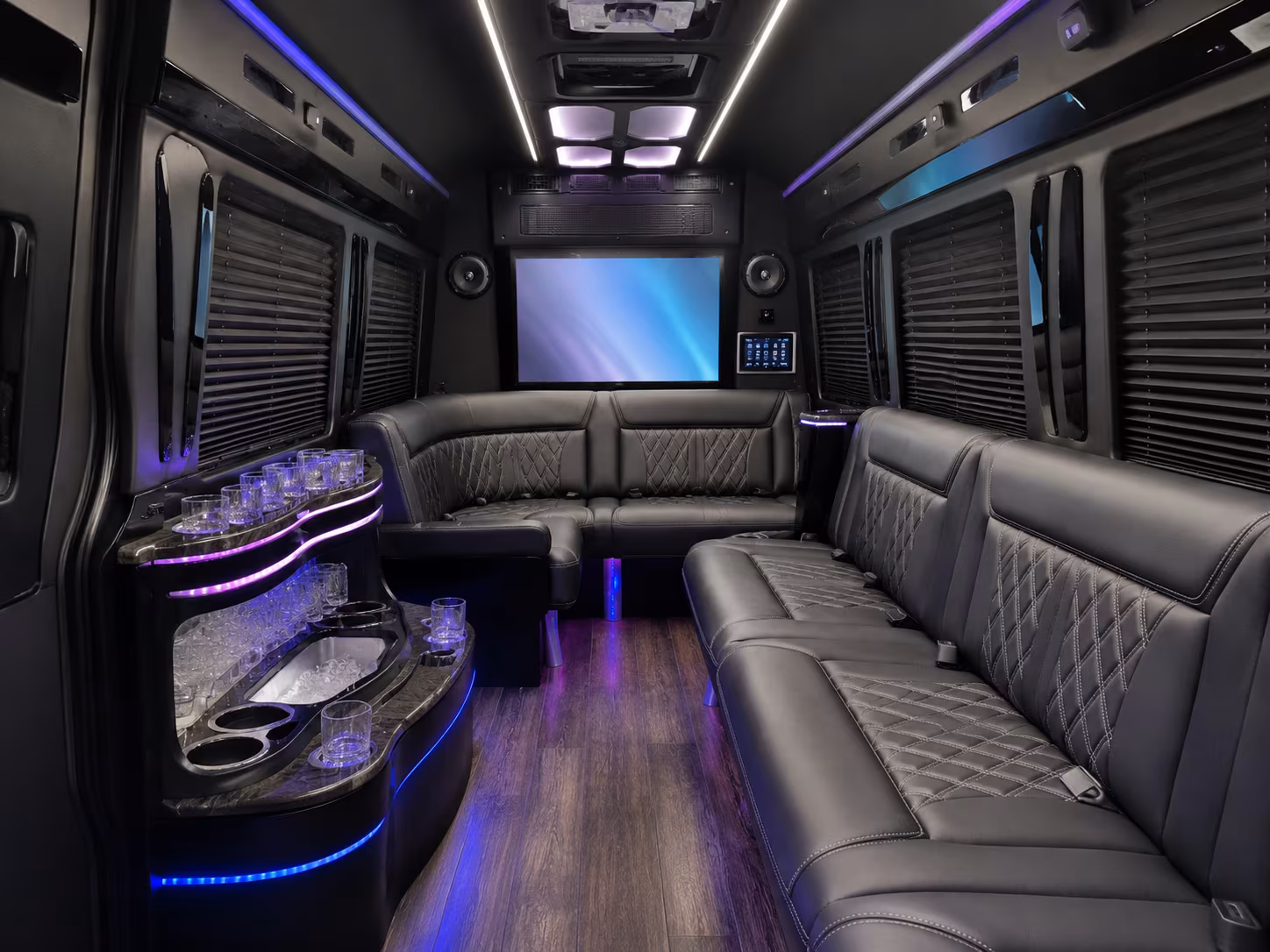 midland sprinter limousine inside