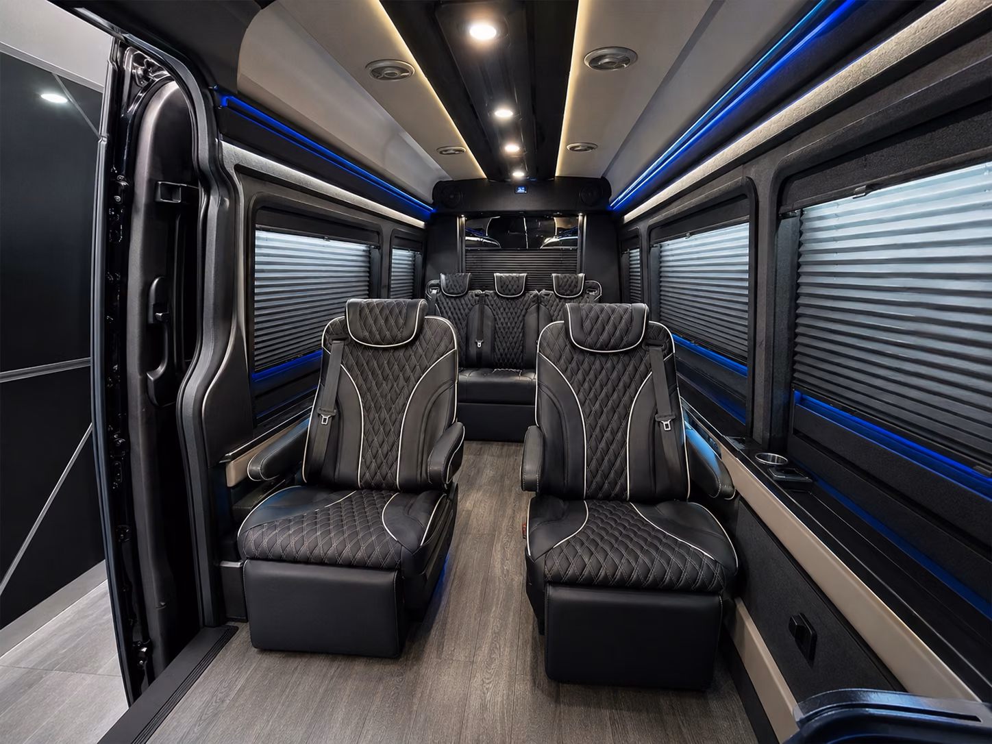 midland sprinter van with driver interior