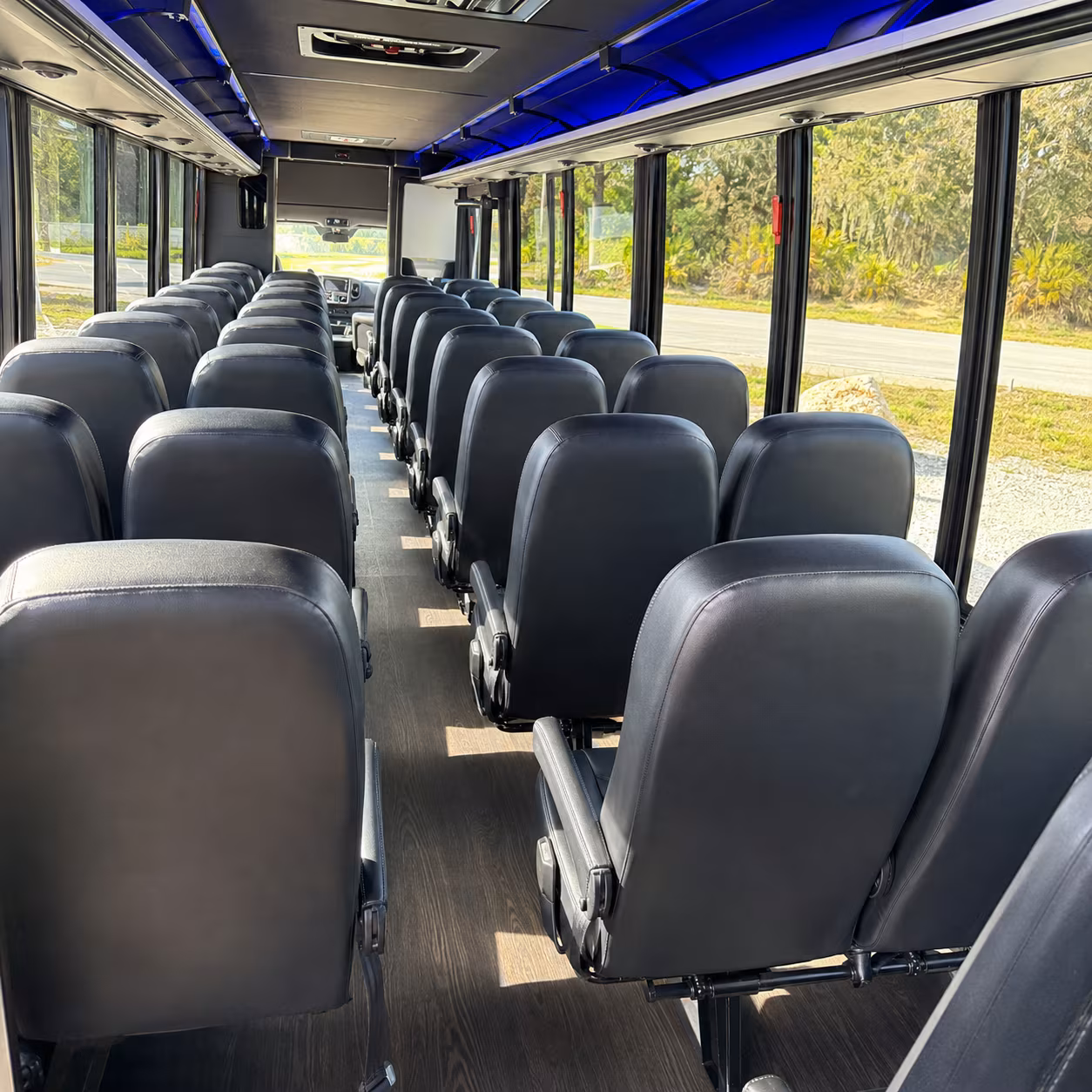 rent a bus to texas hill country wine festivals from midland