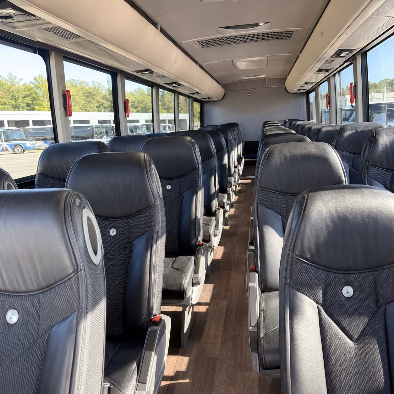 sunday service shuttle buses for midland congregations